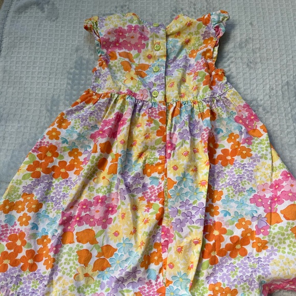 Gymboree Butterfly Blossom Floral Smock Dress 4T - Picture 2 of 6
